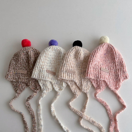 ウールボールニット帽(5color)