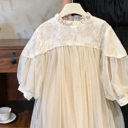 🅽🅴🆆 フラワー切替チュールドレス