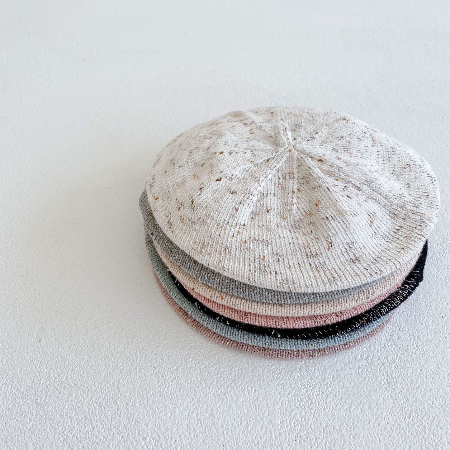 くすみニットベレー帽(7color)