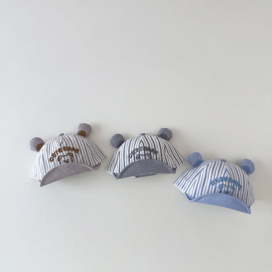 ベイスボールくまさんベビーキャップ(3color)