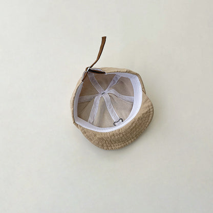 ベア刺繍カジュアルキャップ(4color)