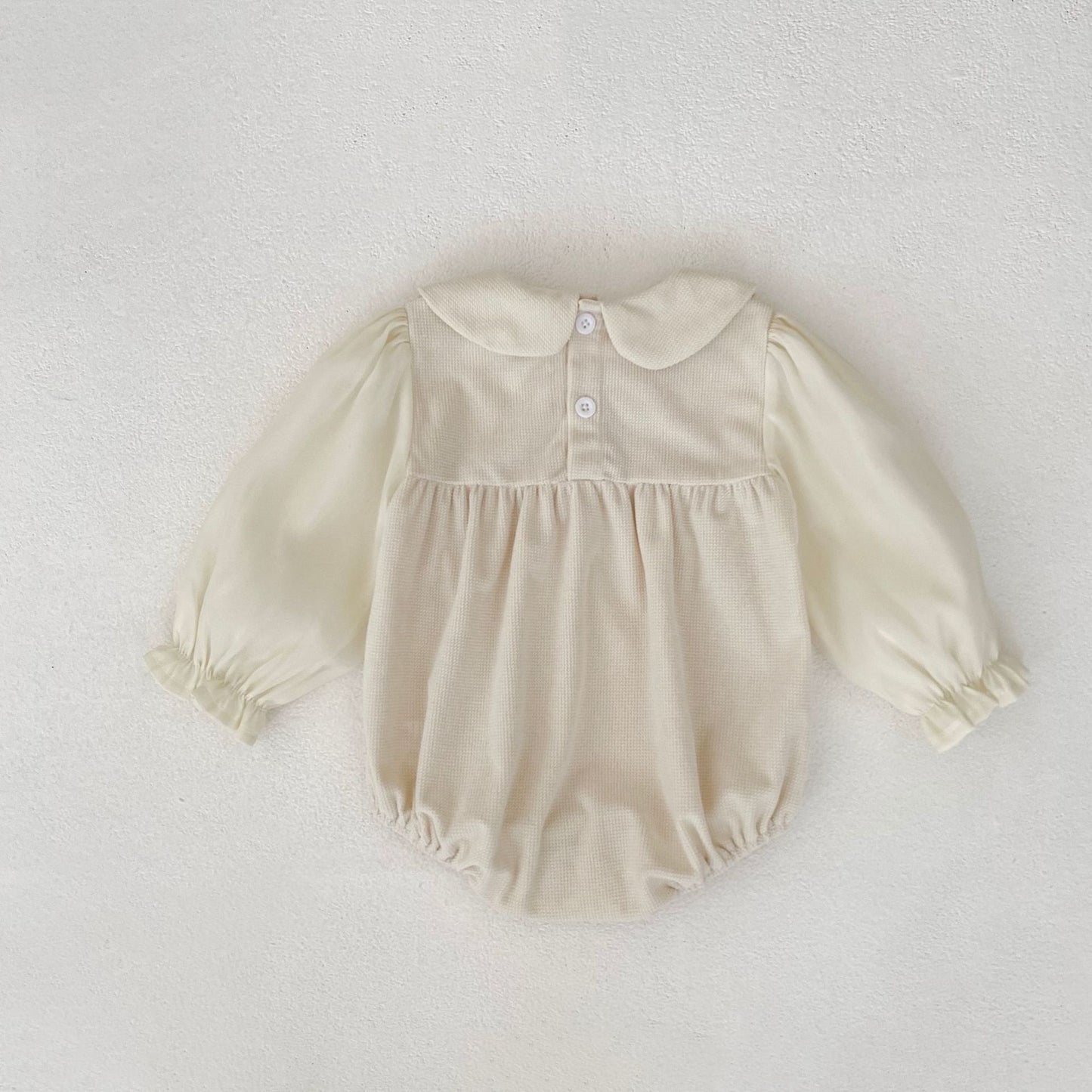 コーデュロイ切り替えロンパース(2color)