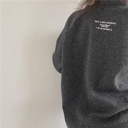 🅽🅴🆆 [2color / 80-130] モノトーンハーフネックプルオーバー