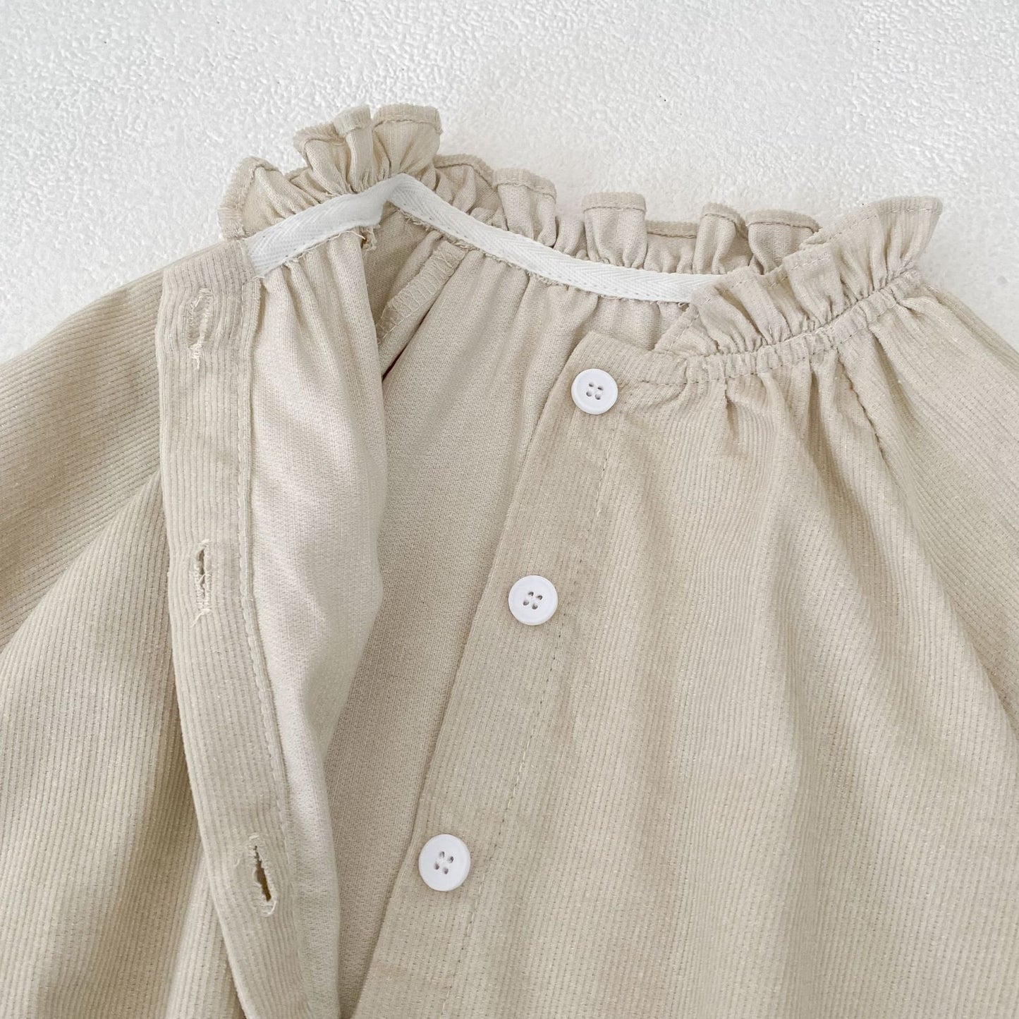 カントリースリーブ刺繍ロンパース(2color)