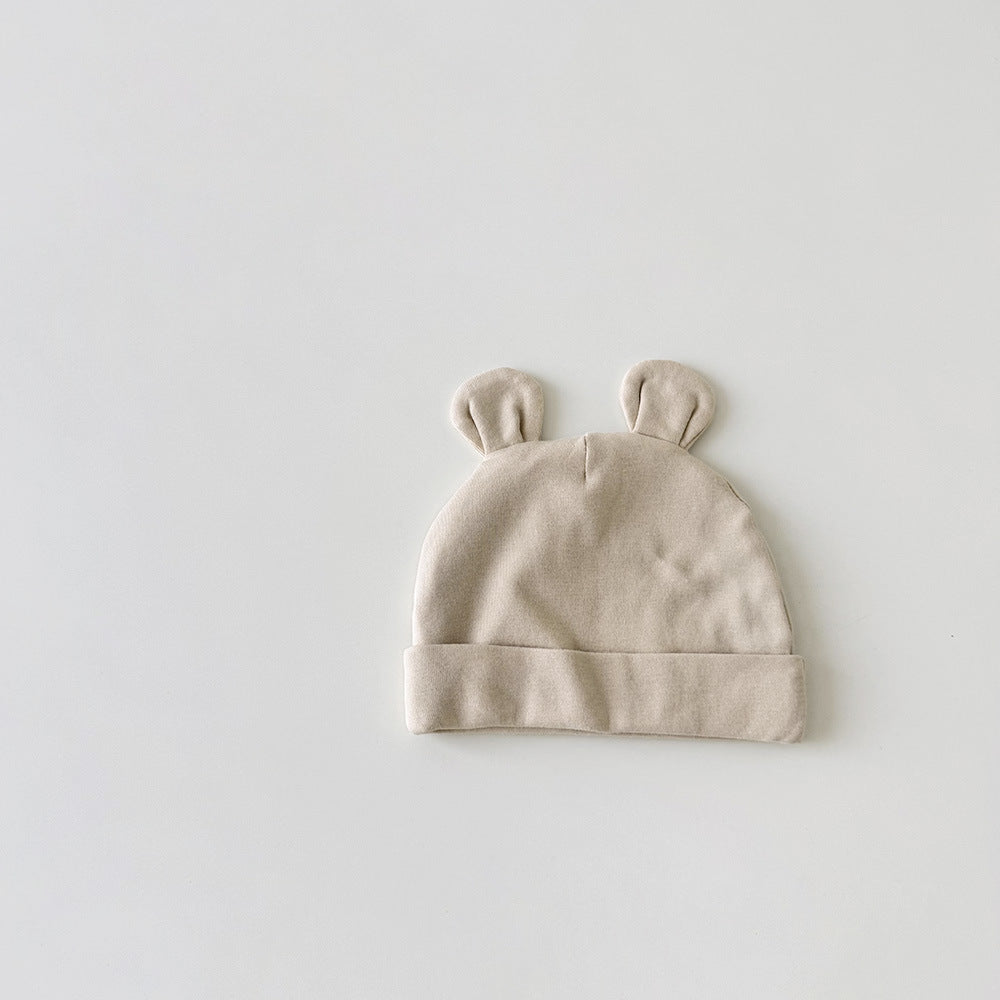 🅽🅴🆆 ベビーコットンくま耳キャップ(8color)