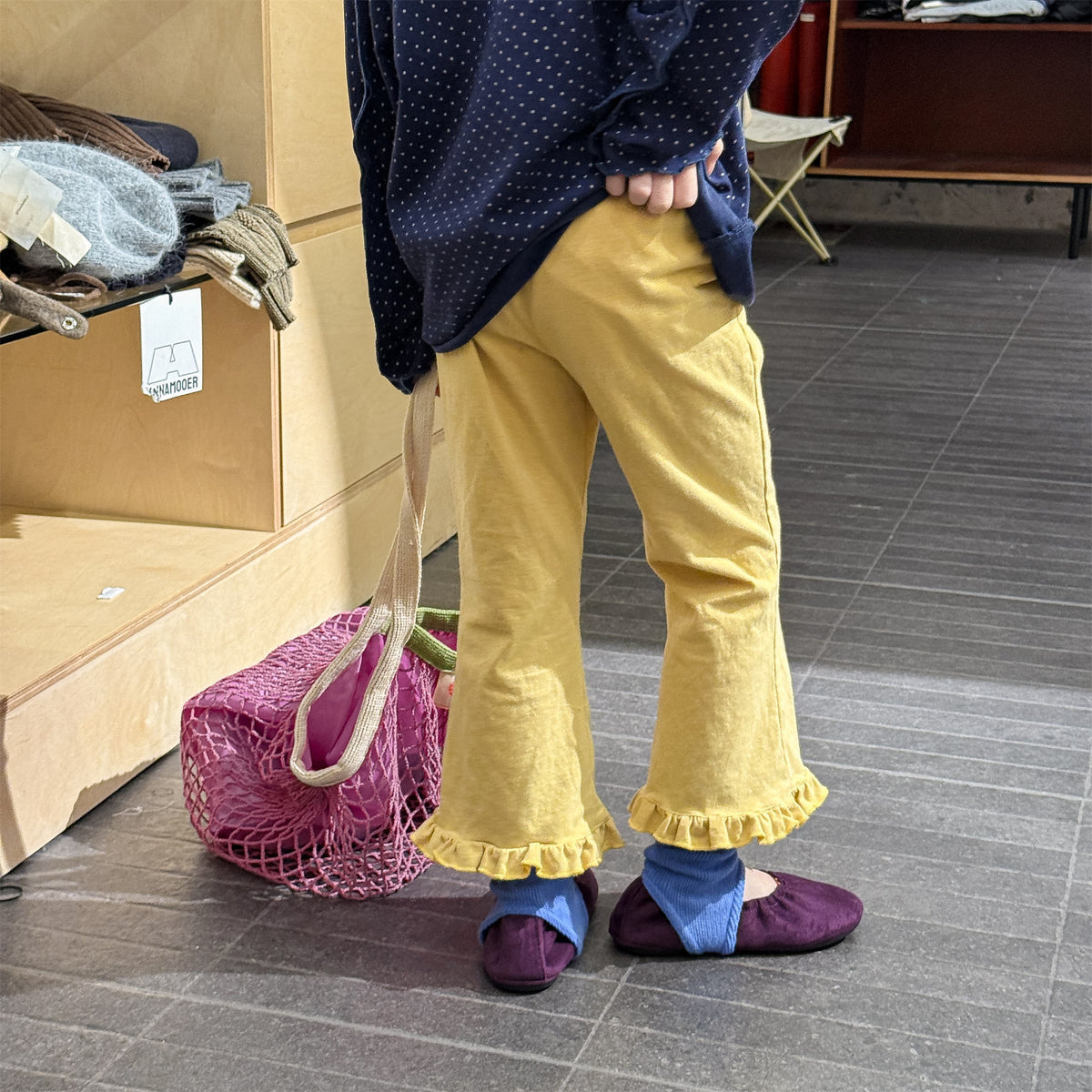 🅽🅴🆆 [3color / 80-130] クロップドフレアパンツ
