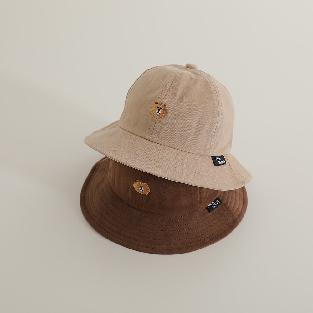 クマさん刺繍サンハット(6color)