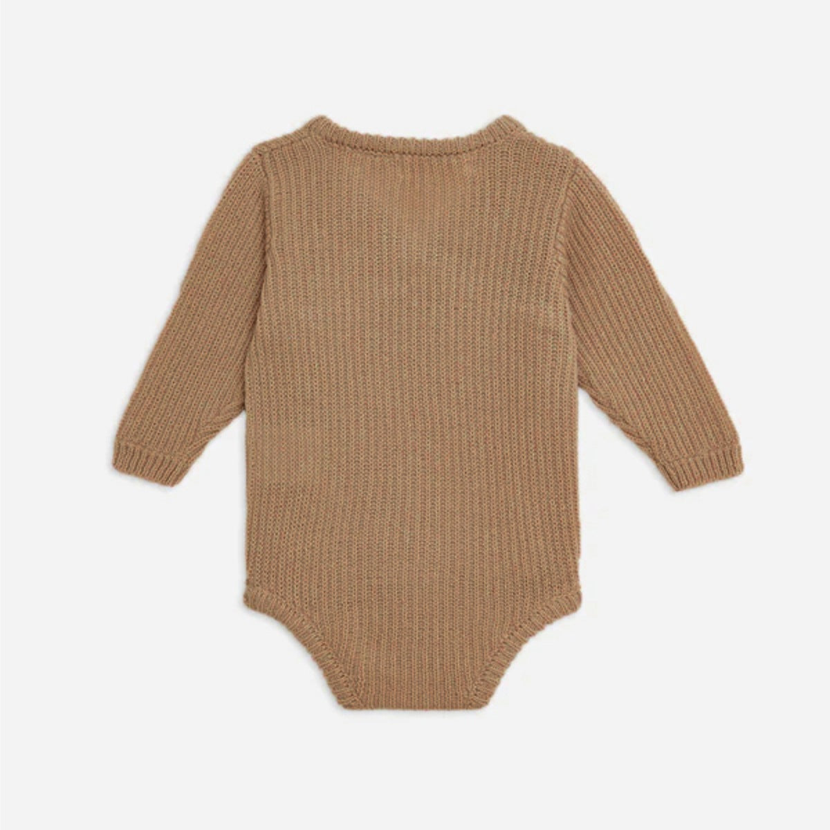 前あきベビーニットロンパース(2color)