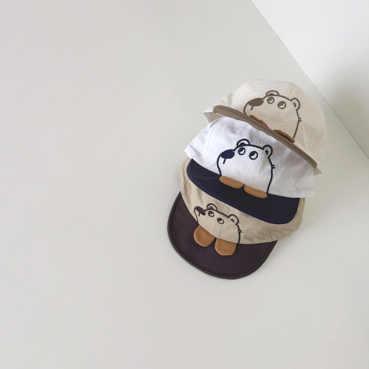 🅽🅴🆆 [4color / one size] カジュアルベアデザインキャップ