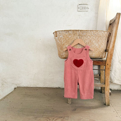 ラブリーコーデュロイサロペット(3color)