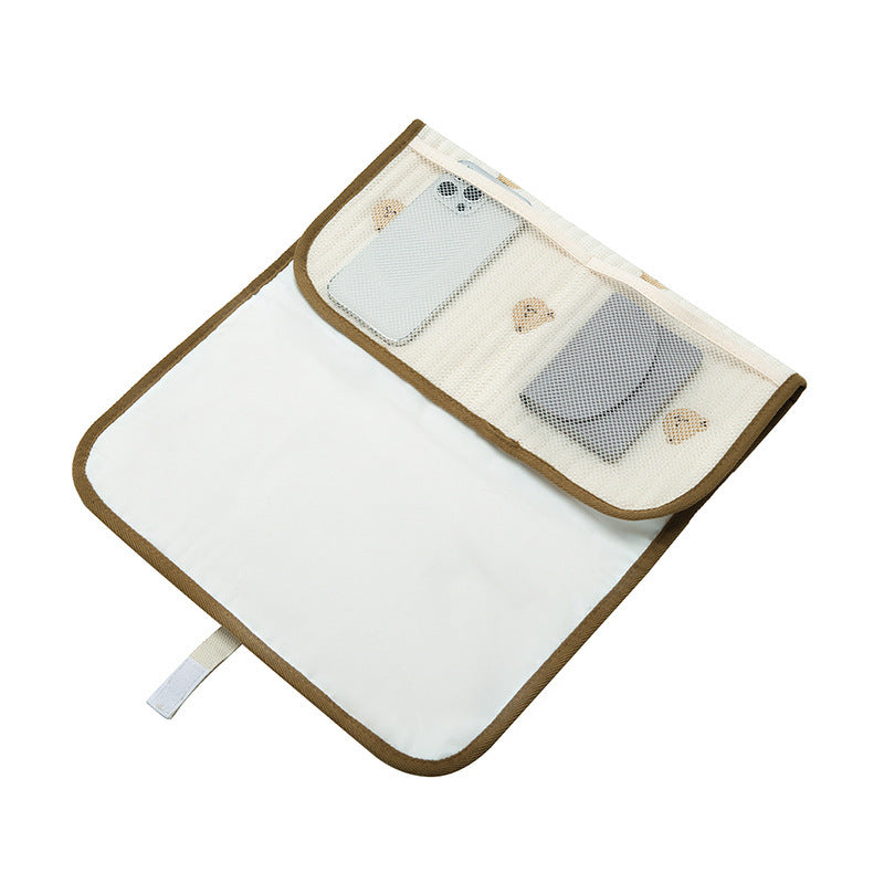 キルティングベビーおむつ替えマット(2color)