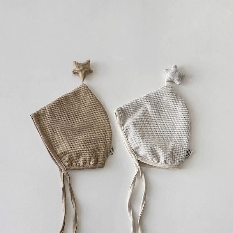 スターベビーナチュラルボンネット(2color)