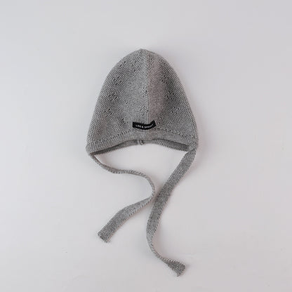 シンプルラベルニットキャップ(6color)