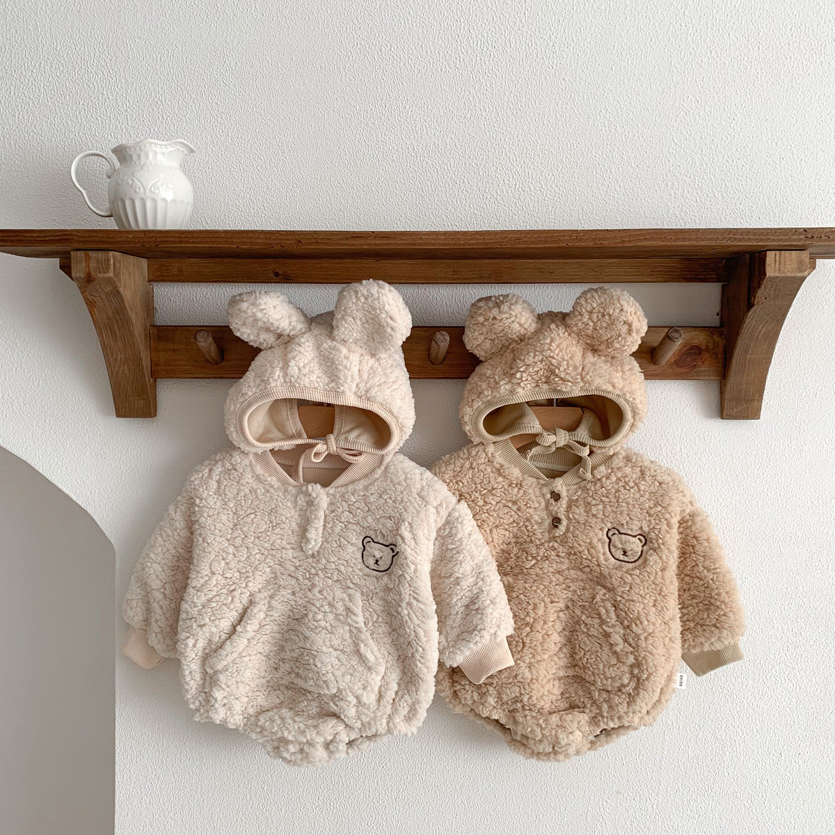 モコモコなりきりベビーベアセット(2color)