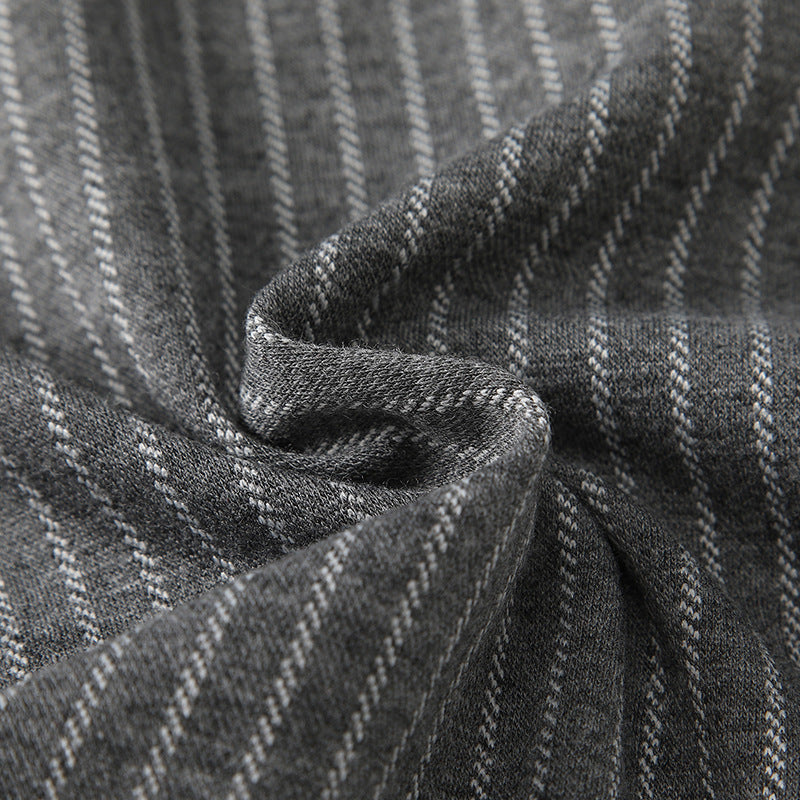 🅽🅴🆆 ストライプグレーフォーマルロンパース