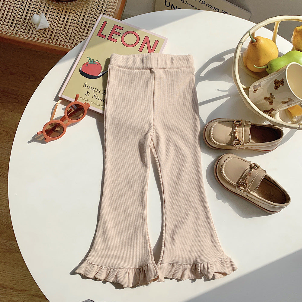 🅽🅴🆆 [7color / 90-140] フレアレギンスパンツ