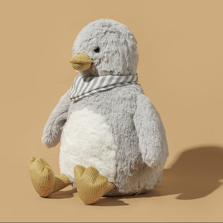 scarf penguin stuffed toy