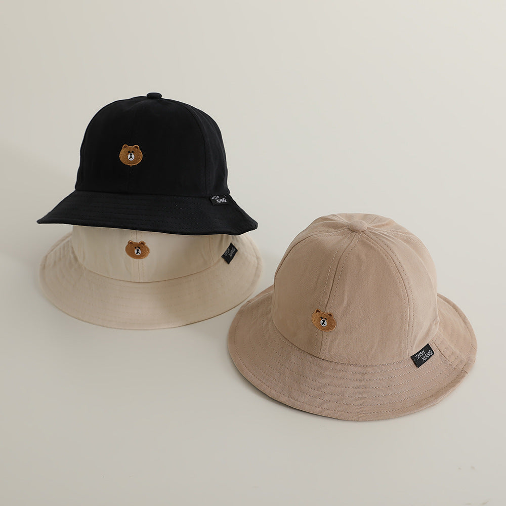 クマさん刺繍サンハット(6color)