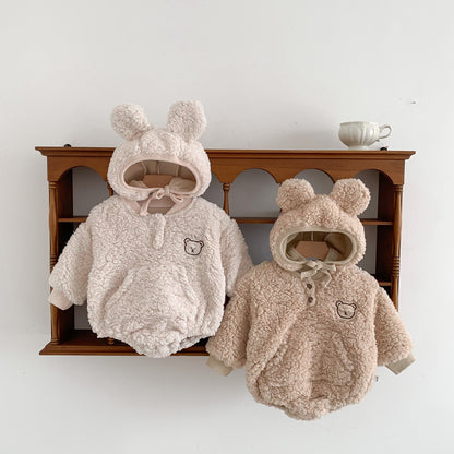 モコモコなりきりベビーベアセット(2color)