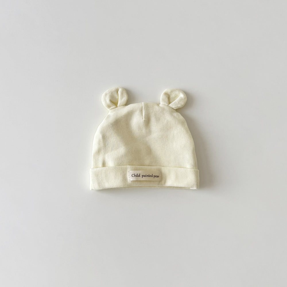 🅽🅴🆆 ベビーコットンくま耳キャップ(8color)