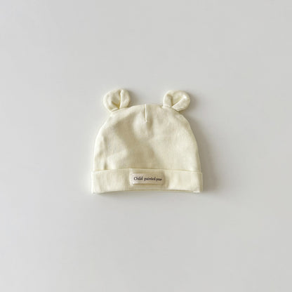 🅽🅴🆆 ベビーコットンくま耳キャップ(8color)