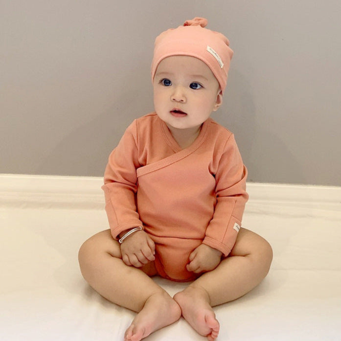 ベビーコットンロンパース(6color)