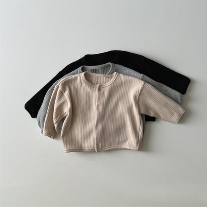 🅽🅴🆆 [2color / 73-100] シンプルリブカーディガン