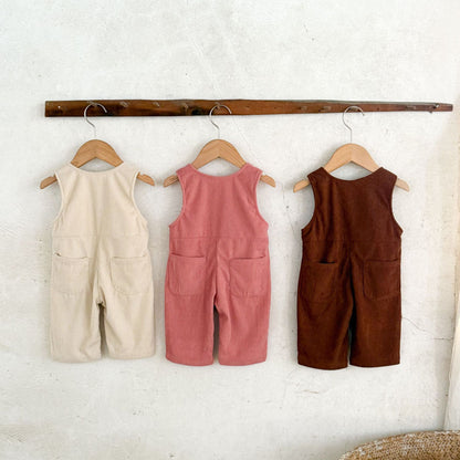 ラブリーコーデュロイサロペット(3color)