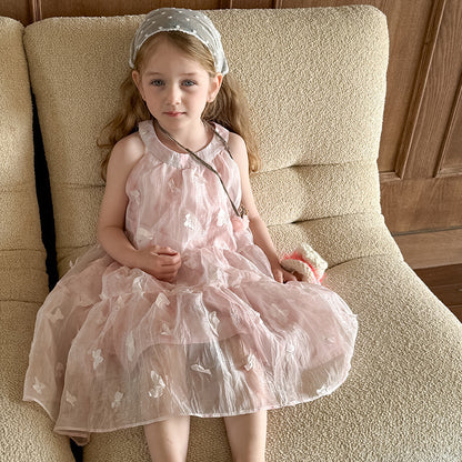 ホルターネックバタフライワンピース