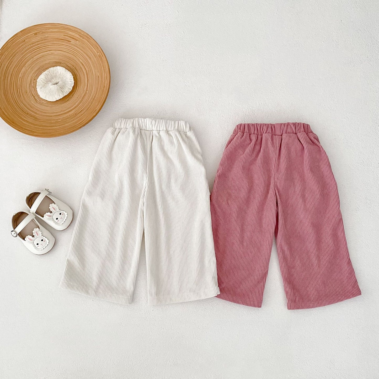 コーデュロイフリルポケットパンツ(2color)