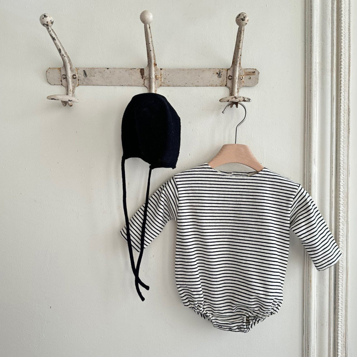 フレンチボーダーロンパース(2color)