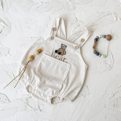 ベアーポケットオーバーオール