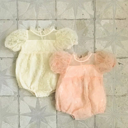 フラワーローズチュールワンピース(2color)