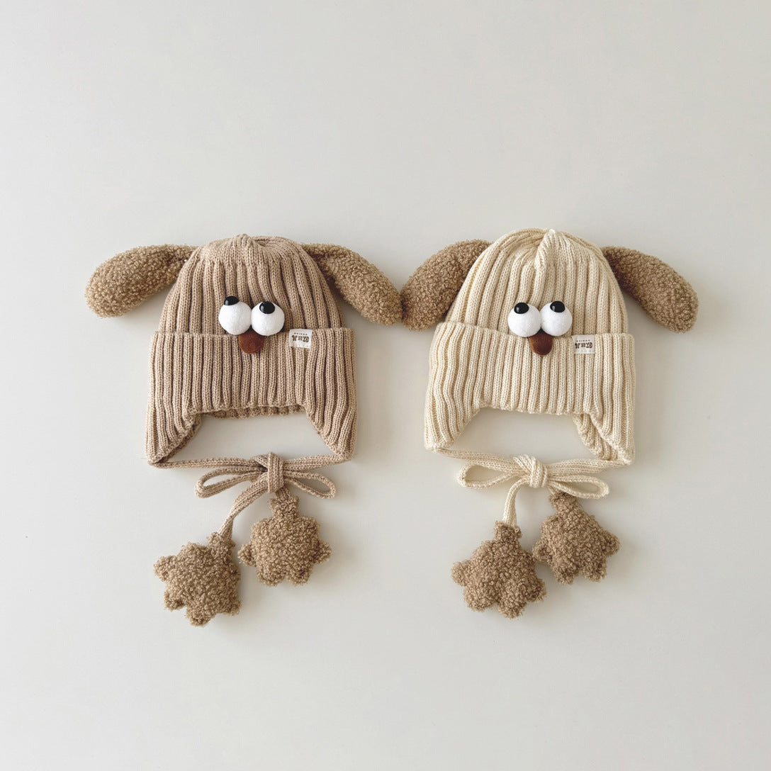 🅽🅴🆆 わんわんキョロニット帽子(3color)