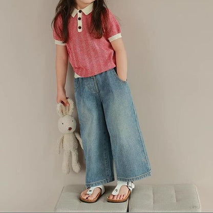 🅽🅴🆆 [90-140] ユニセックスワイドデニム