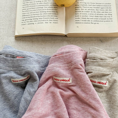 🅽🅴🆆 [3color / 80-130] 杢カラーシックサマーシャツ