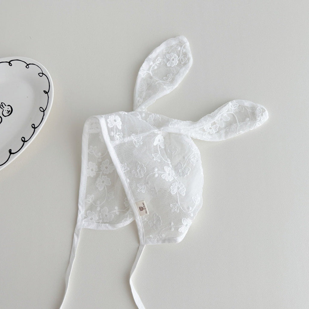 レースラビットボンネット(4color)