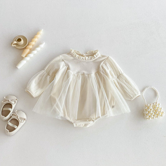 🅽🅴🆆 シンプルホワイトセレモニーロンパース