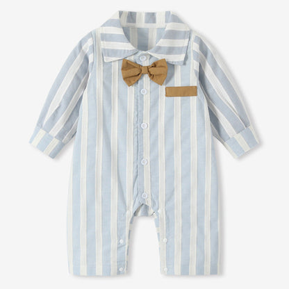 🅽🅴🆆 ストライプベビーセレモニーロンパース