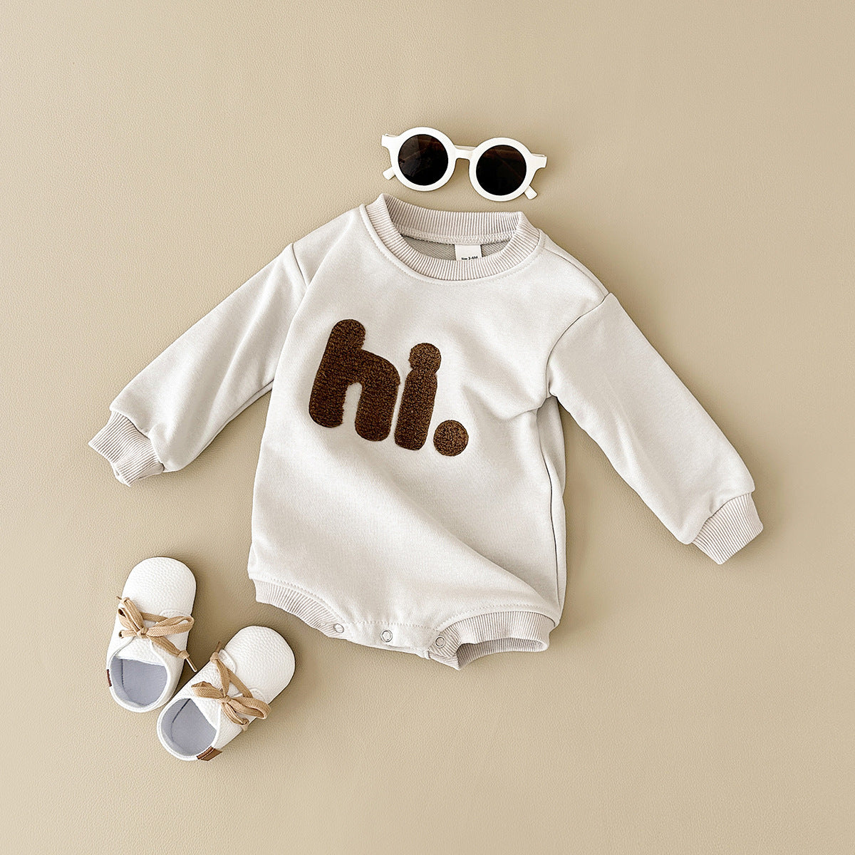 もこロゴスウェットロンパース