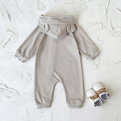 なりきりベアジッパーロンパース(3color)