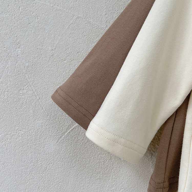 フレンチスカーフロンパース(2color)