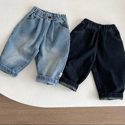 ワイドデニムパンツ(2color)