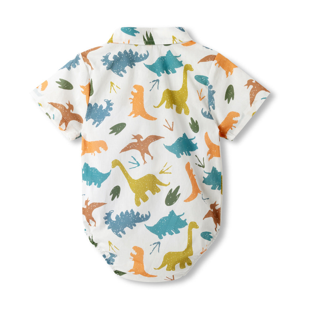 恐竜サマーフォーマルロンパース