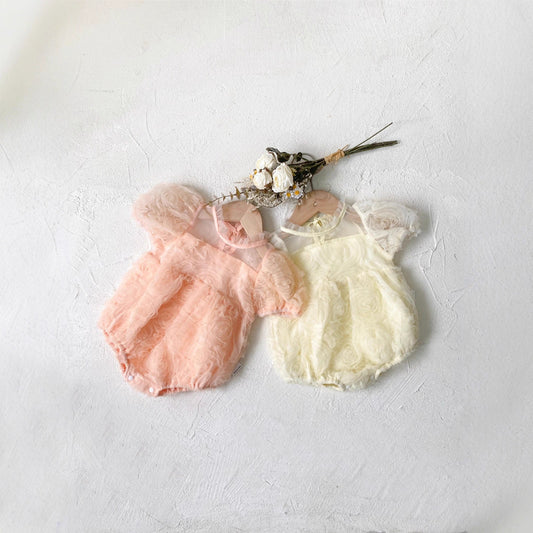 フラワーローズチュールワンピース(2color)