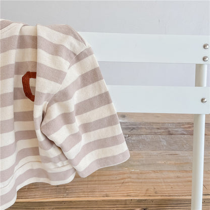 イニシャルボーダーロングスリーブ(2color)