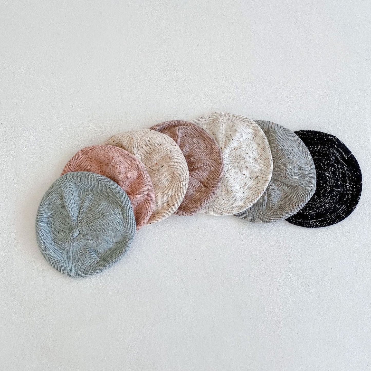 くすみニットベレー帽(7color)