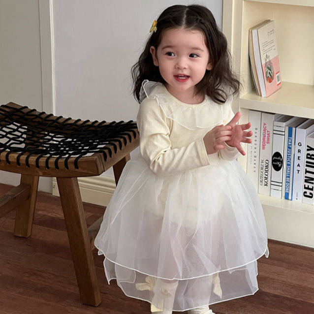 🅽🅴🆆 シフォンダブルスカートロンパース