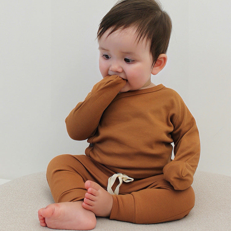 北欧ベビーロンパース&パンツ(4color)