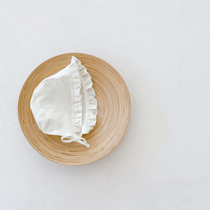 フロントレースホワイトロンパースセット